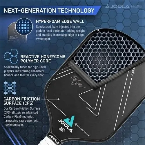 JOOLA Ben Johns Hyperion CFS 16 Graphite Paddle