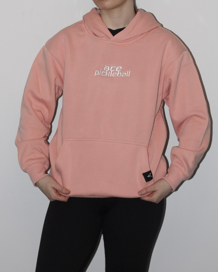 ACE Pickleball Signature Hoodie Salmon Pink